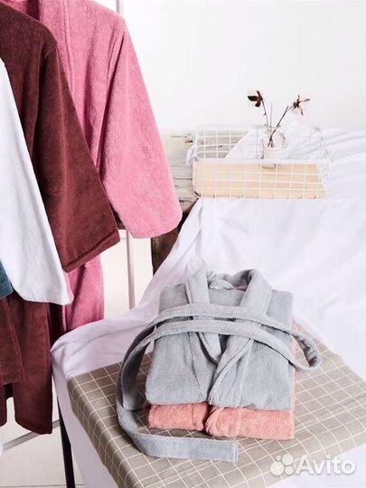 Халат махровый банный хлопок