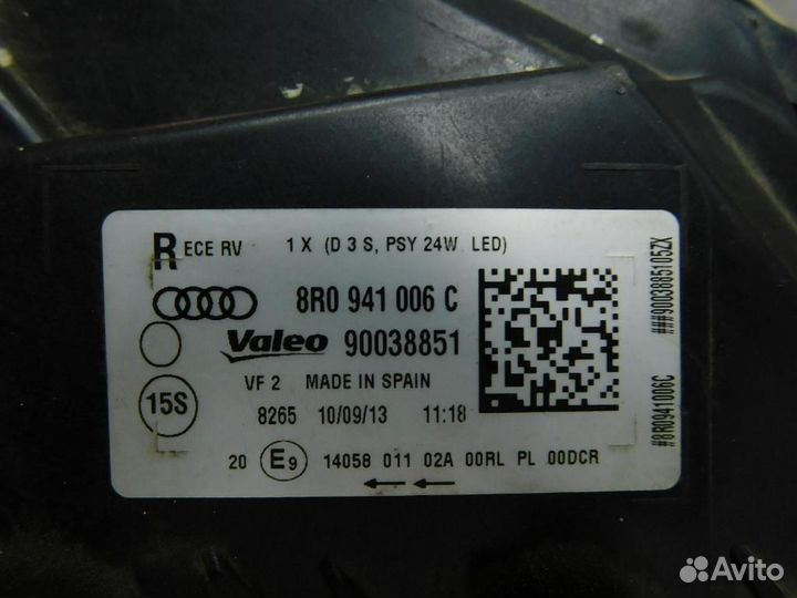 Фара правая Audi Q5/SQ5