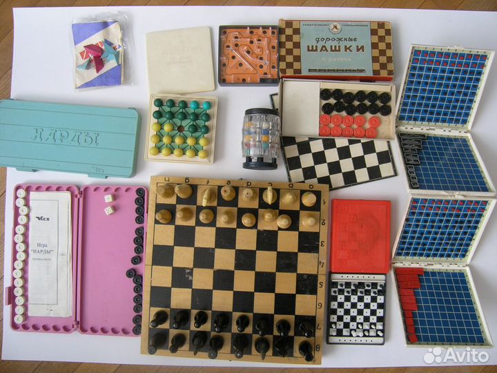Настольные, карманные игры, головоломки СССР