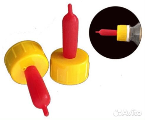 Поилка-соска для телят, ягнят, поросят под бутылку