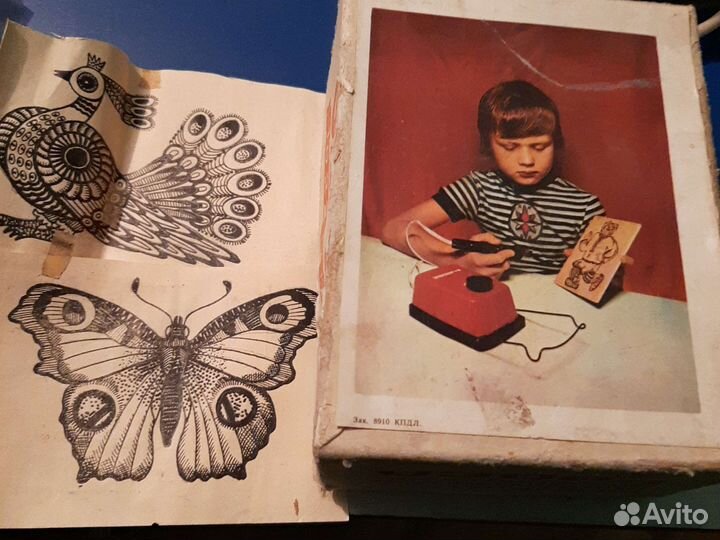 Электроприбор для выжигания по дереву узор-1