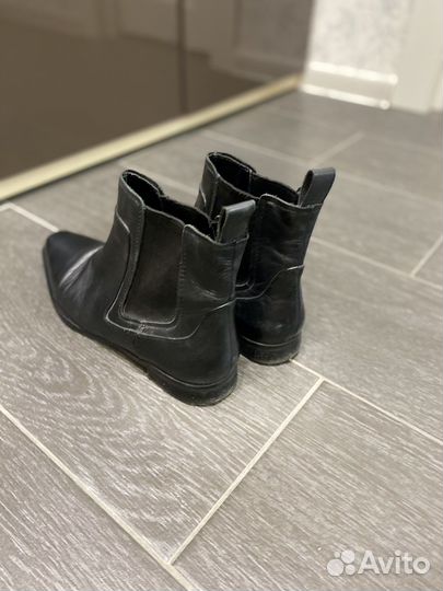 Ботинки кожаные Челси zara 40 оригинал