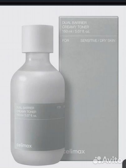 Celimax dual toner barier creamy