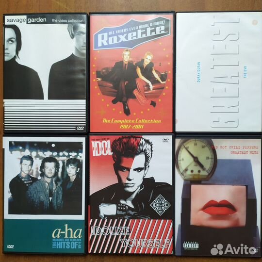Западная рок музыка и фильмы на DVD