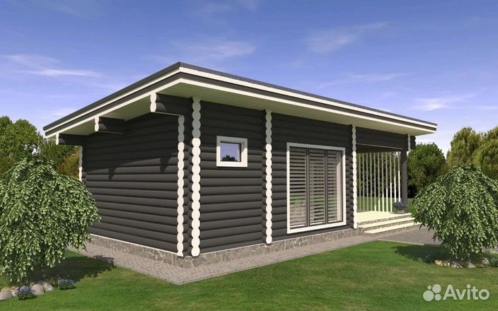 Баня из оцб 61 кв.м. (№36)