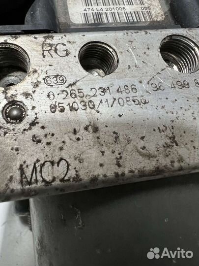 Блок abs Citroen c4 1 peugeot 307