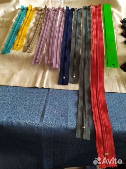 Застёжка-молния, длина 23-27-33-48-54 см, неразьем