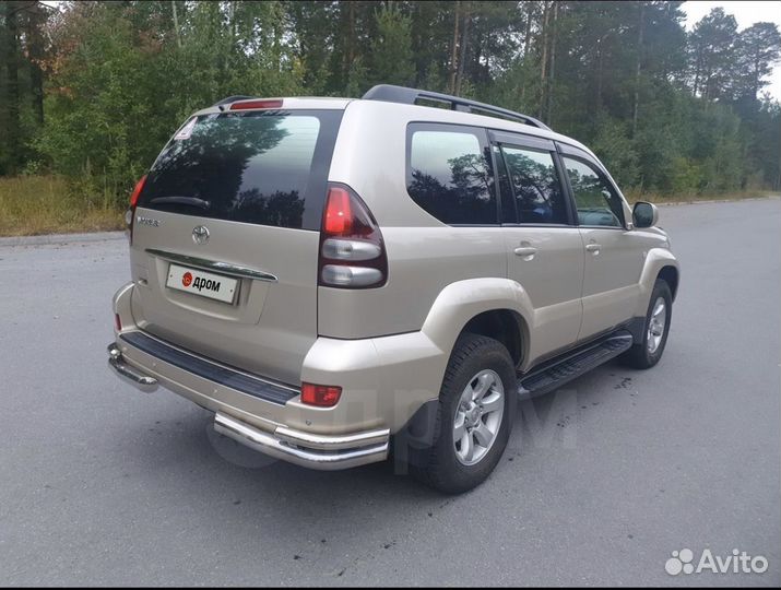 Защита бампера prado 120 GX 470