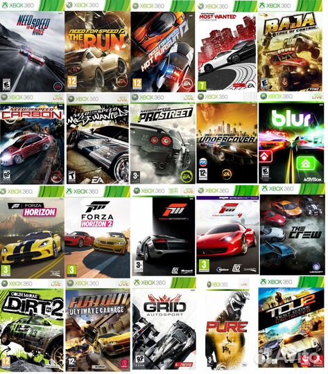 Xbox 360 игры (Аркады, детские, Kinect)