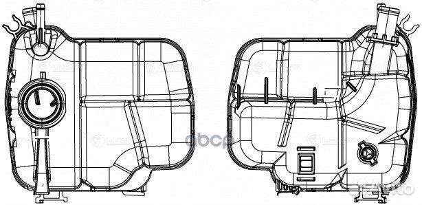 Бачок расширит. охл. жидкости для а/м Chevrolet
