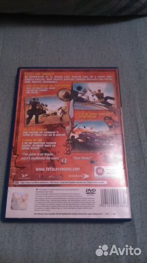 Диск игровой Total Overdose для PlayStation 2