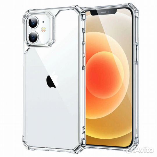 Чехол Apple iPhone 12 mini силикон (прозрачный) ES