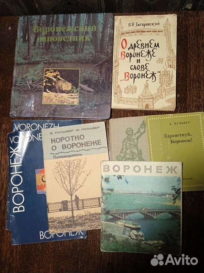Книги брошюры путеводители по Воронежу