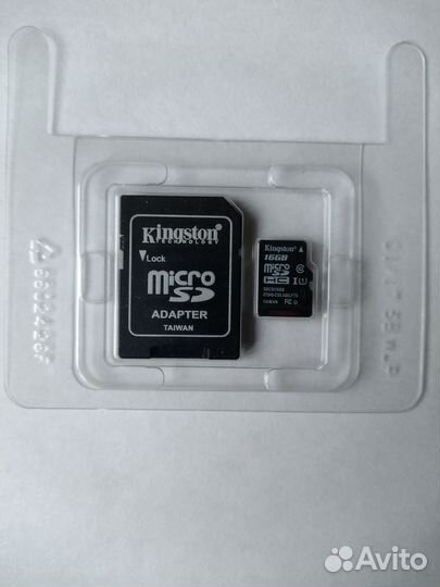 Карта памяти Kingston Class10/16Gb