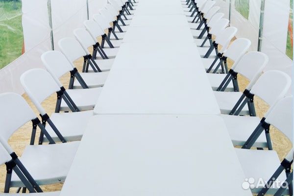 Аренда столов и стульев (комплект)