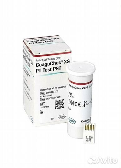 Тест Полоски Coaguchek Коагулометр Новые