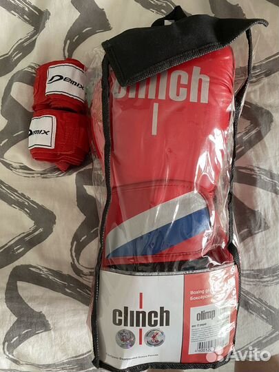 Боксерские перчатки clinch olimp 12 oz