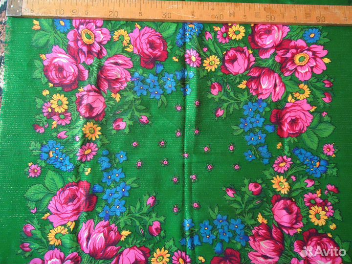 Платки СССР шерстяные,черный Япония