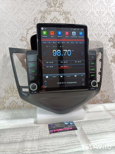 Магнитола Chevrolet Cruze Tesla андроид новая