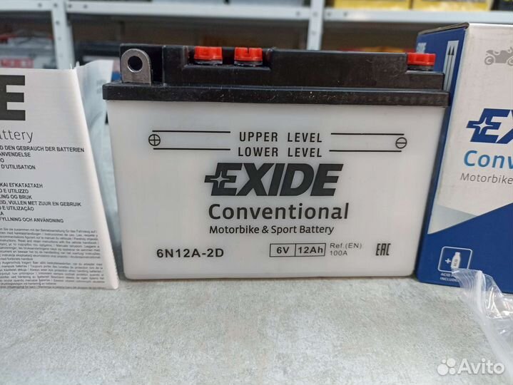 Аккумуляторы exide 12Ah