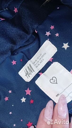 Зимний комбинезон hm 98 для девочки