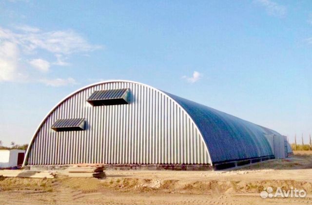 Быстровозводимые ангары в рассрочку 765 кв.м