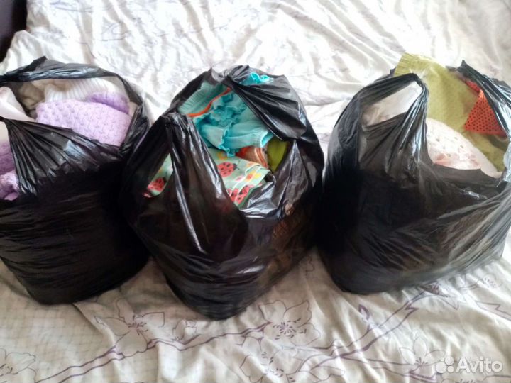 Три пакета вещей для девочки от 2.5 до 4 лет