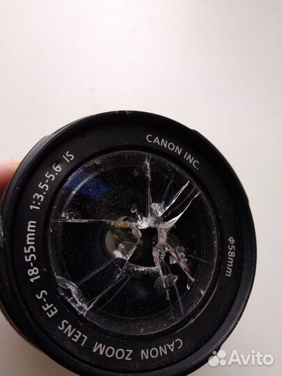 Canon объектив на запчасти efs18-55mm 0,25m/0.8ft