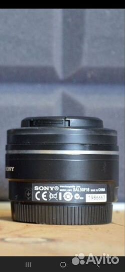 Объектив Sony DT 50mm F1.8 SAM (SAL50F18.AE)