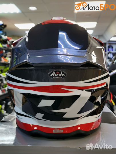 Шлем кроссовый Airoh Twist 2.0 shaken red gloss