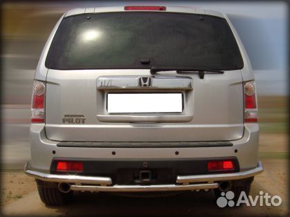 Защита заднего бампера Honda Pilot 2008-2011 г.в