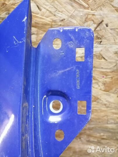 Крыло переднее синее Volkswagen Polo 5 хэтчбек