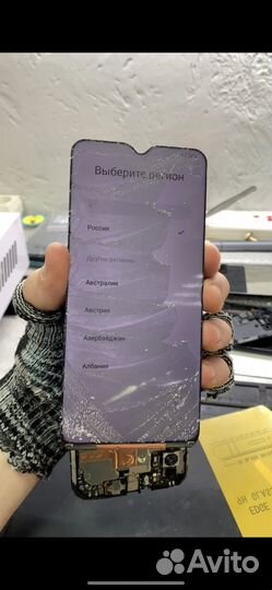 Замена стекла дисплея
