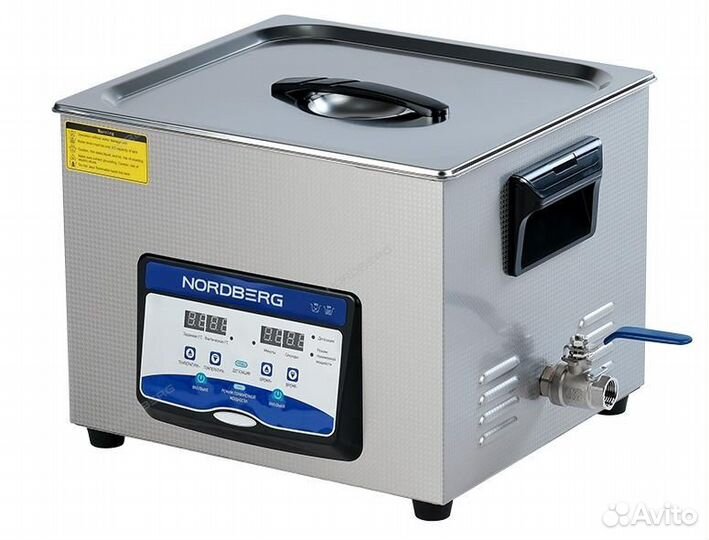 Ультразвуковая мойка с подогревом, 15 л nordberg