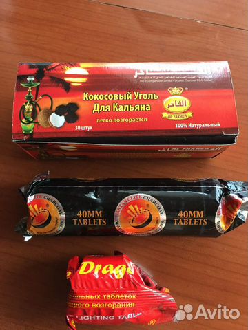 Кокосовый уголь для кальяна Al Fakher и Бельгия