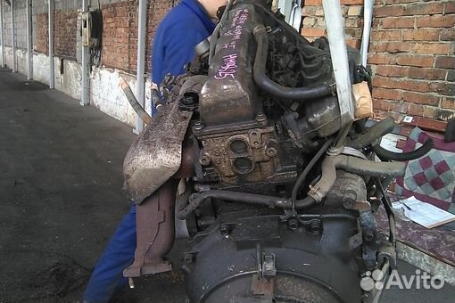 Двигатель в сборе двс mazda bongo brawny SK56M WL