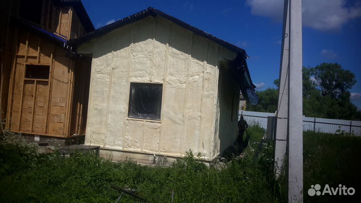 Утепление пеной ппу