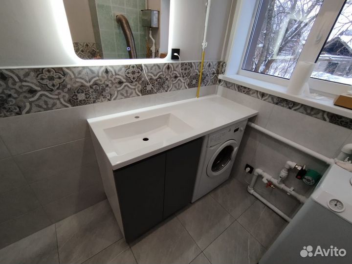 Столешница раковина тумба для ванной комнаты