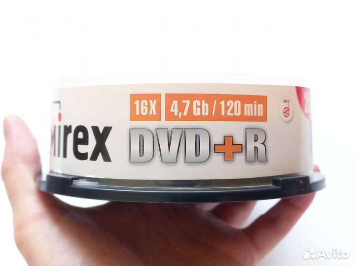 DVD+R болванки Mirex (19 штук)