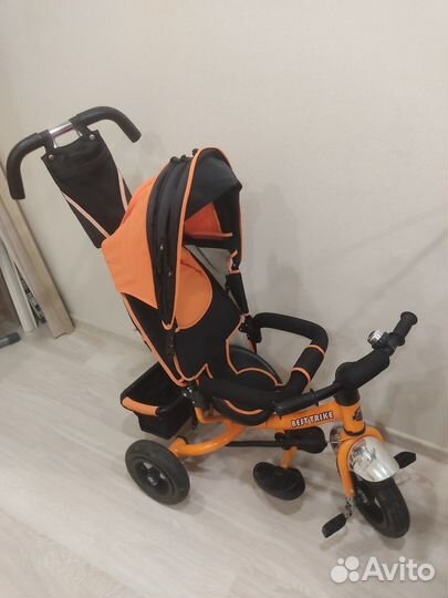 Детский велосипед с ручкой бу