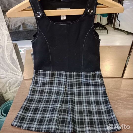 Школьная форма синяя, блузки 128-134