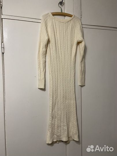 Платье вязаное женское