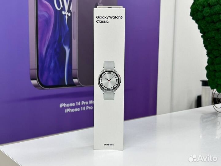 Samsung Galaxy Watch 6 47mm Classic Silver NEW