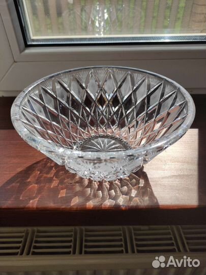 Салатник хрустальный