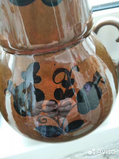 Кувшин глиняный-1,7л (набор)