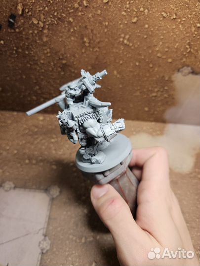 Warhammer 40k Warboss on mega armour