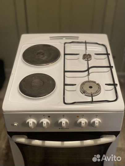 Электро-газовая плита Hansa