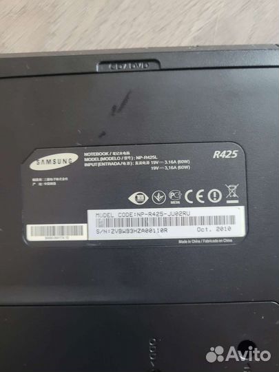 Ноутбук samsung