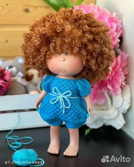 Мк по вязанию наряда для кукол Mia Nines d’Onil