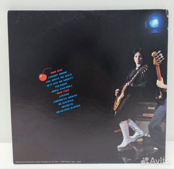 The Runaways - Jackie Cherie, Japan, 1977 LP, NM